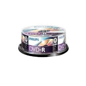  Philips DM4S6B25F/17 25 Pack 16X DVD R Spindle