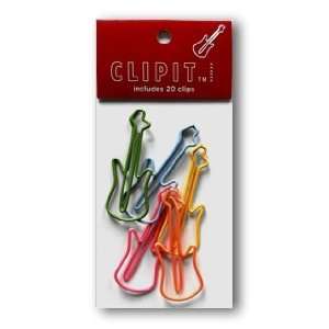  Guitar Paper Clips   Double Pack of 40 