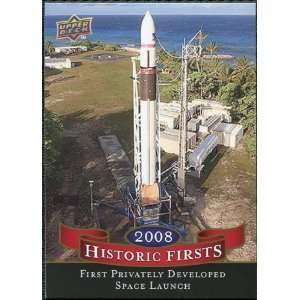   Upper Deck Historic Firsts #HF5 SpaceX Falcon Sports Collectibles