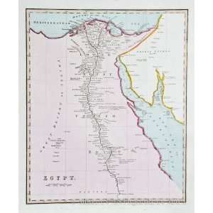  Ellis Map of Egypt (1825)