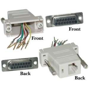  NEW DB15 Female / RJ45, Gray   32D1 18400