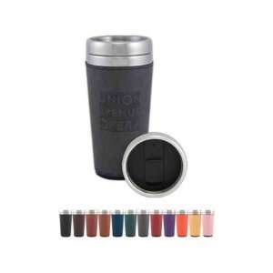   , 16 oz., with spill resistant lid. 