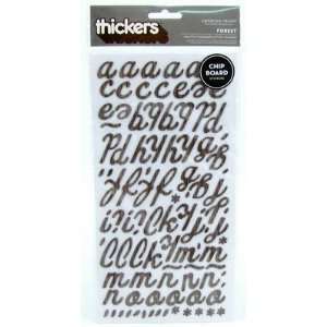   stickers thicker alpha forest brown Arts, Crafts & Sewing