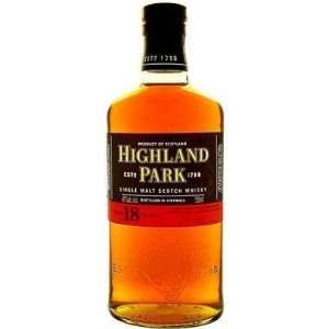  Highland Park 18Yr Single Malt Scotch Whisky 750ml 