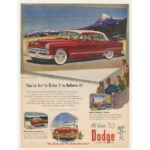  1953 Dodge Coronet V Eight 4 Door Sedan Drive It to 