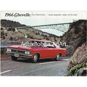  1966 Chevrolet Chevelle Sales Brochure 