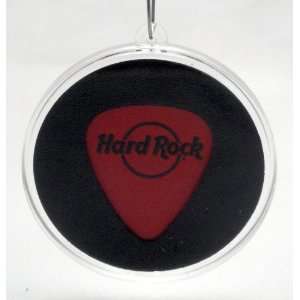  Hard Rock Cafe Fender Red Guitar Pick/Christmas Tree 