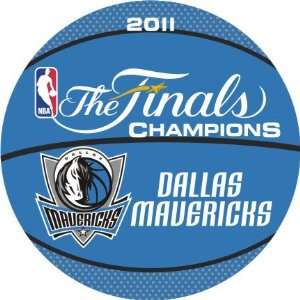  Dallas Mavericks Finals Champs Basketball Shaped Rug 
