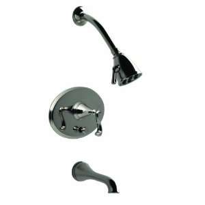   Kriss Single Handle Tub and Shower Valve Trim Only with Ribbon Met
