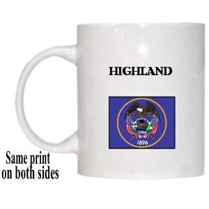  US State Flag   HIGHLAND, Utah (UT) Mug 