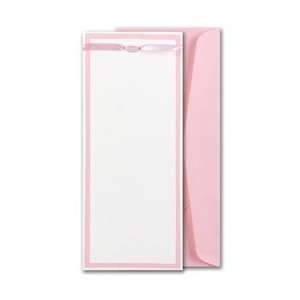  Masterpiece Pink Floral Flat Card   5.5 x 7.75   20 
