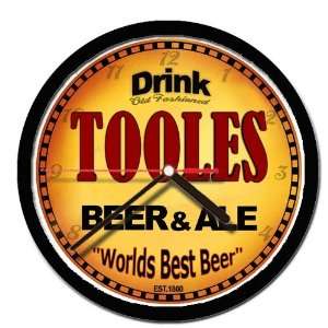  TOOLES beer and ale cerveza wall clock 