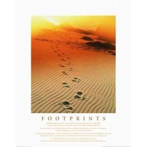  Footprints Poster Print