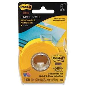  MMM2600Y Post it 2600Y   Super Sticky Removable Label Roll 