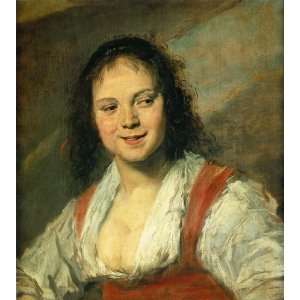   Oil Reproduction   Frans Hals   50 x 56 inches   Gypsy Girl Home