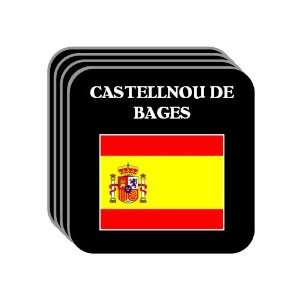 Spain [Espana]   CASTELLNOU DE BAGES Set of 4 Mini Mousepad Coasters