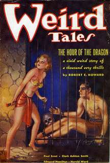 Weird Tales (December 1935) featuring the first installment of the 