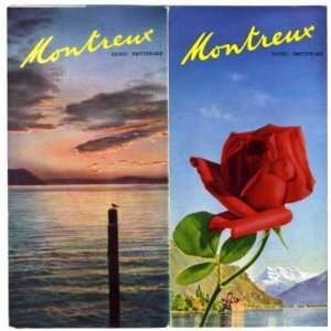  1950 Montreux Switzerland Tourist Brochures Everything 