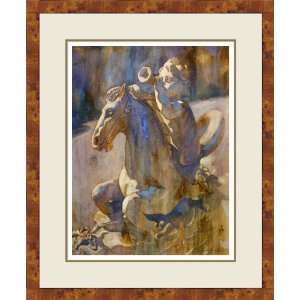  Mounted Water Sprite, framed giclee print of watercolor by 