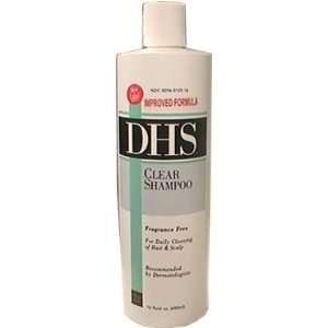  DHS Fragrance Free Clear Shampoo   8 oz. 