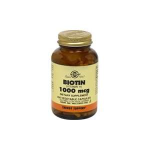  Biotin 1000 mcg   Assists in the synthesis and oxidation 