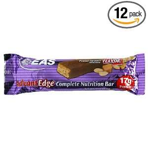  EAS AdvantEdge Complete Nutrition Bar, Peanut Caramel 
