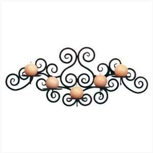  5 Candle Holder Swirl Wall Sconce