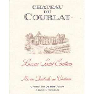   Chateau Du Courlat Lussac Saint Emilion 750ml Grocery & Gourmet Food