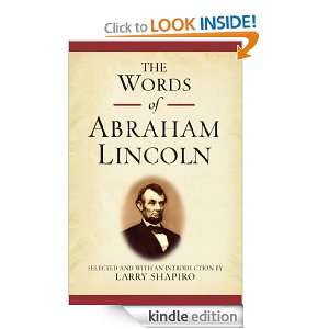 The Words of Abraham Lincoln (Newmarket Words Of Series) Abraham 