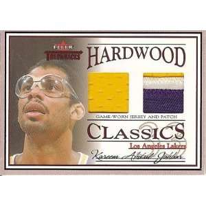  04 05 Fleer KAREEM ABDUL JABBAR Game Worn Patch /33 