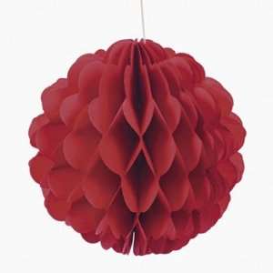  Tissue Balls   Red   Party Decorations & Hanging 