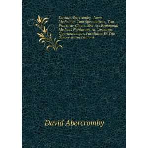   , Facultates Ex Solo Sapore (Latin Edition) David Abercromby Books