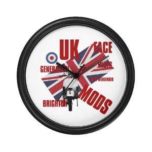  UK MODS Vintage Wall Clock by 