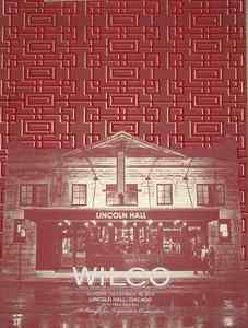 WILCO FELT POSTER LINCOLN HALL 12/18 CHICAGO INCREDIBLY SHRINKING TOUR 