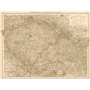  Andree 1899 Antique Map of Eastern Europe