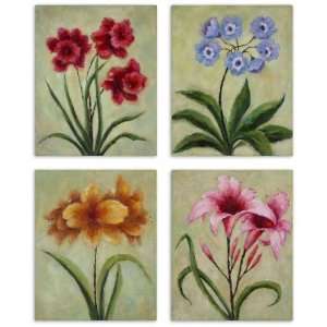   Florals Set of 4 by Uttermost   Hand Painted (32207)