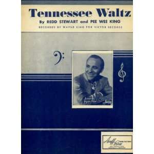  Tennessee Waltz Vintage 1948 Sheet Music recorded by Wayne 
