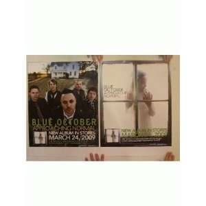    Blue October 2 Sided Poster Approaching Normal 