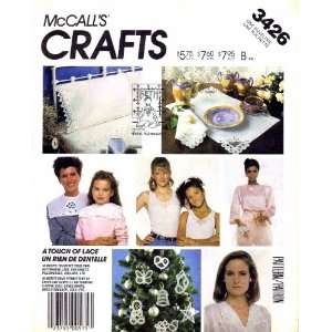  McCalls 3426 Sewing Pattern Batternberg Lace Motifs Arts 