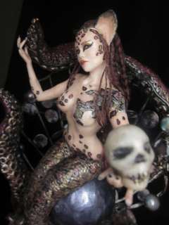 She was hand sculpted with professional doll maker’s polymer clay 