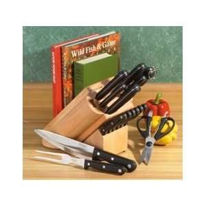  Slitzer Germany Cutlery Set with Hardwood Block