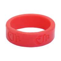 NEW Popular Kids Medium Red Silicone LDS CTR Ring  