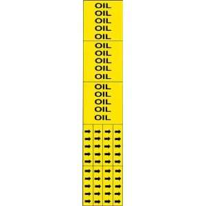  BRADY 7204 3C PIPEMRK OIL Y 2.25X2.75