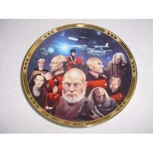   Trek Next Generation Episodes All Good Things Plate 