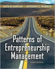 Patterns of Entrepreneurship Management, (0470169699), Jack M. Kaplan 