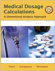 Medical Dosage Calculations A Dimensional Analysis Approach 