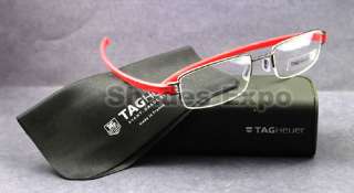 TAG HEUER EYEGLASSES OPTICAL RX TH 7205 RED TRACK 013  