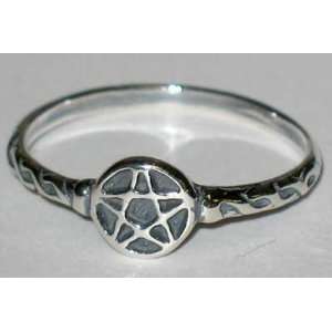   Pentacle Star of David Size 4 Ring or Toe Ring Womens Mens Jewelry