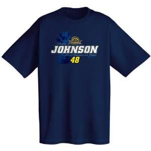  Jimmie Johnson 2007 Nextel Cup Champion T Shirt Sports 
