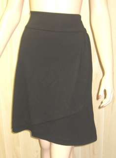 BLACK FAUX WRAP Mini Dress Business Career Skirt LANE BRYANT 3x Plus 
